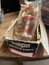Nos 80s Mks Bmx-7 Orphan Left Side Pedal Vintage Old School 9/16  