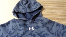 Under Armour Hoodie Boys Large Blue Camoflauge style 1386744  2024 school