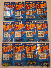 LOT of 12 different TATTOO MACHINES 1992 Hot Wheels NEW in PACKAGE