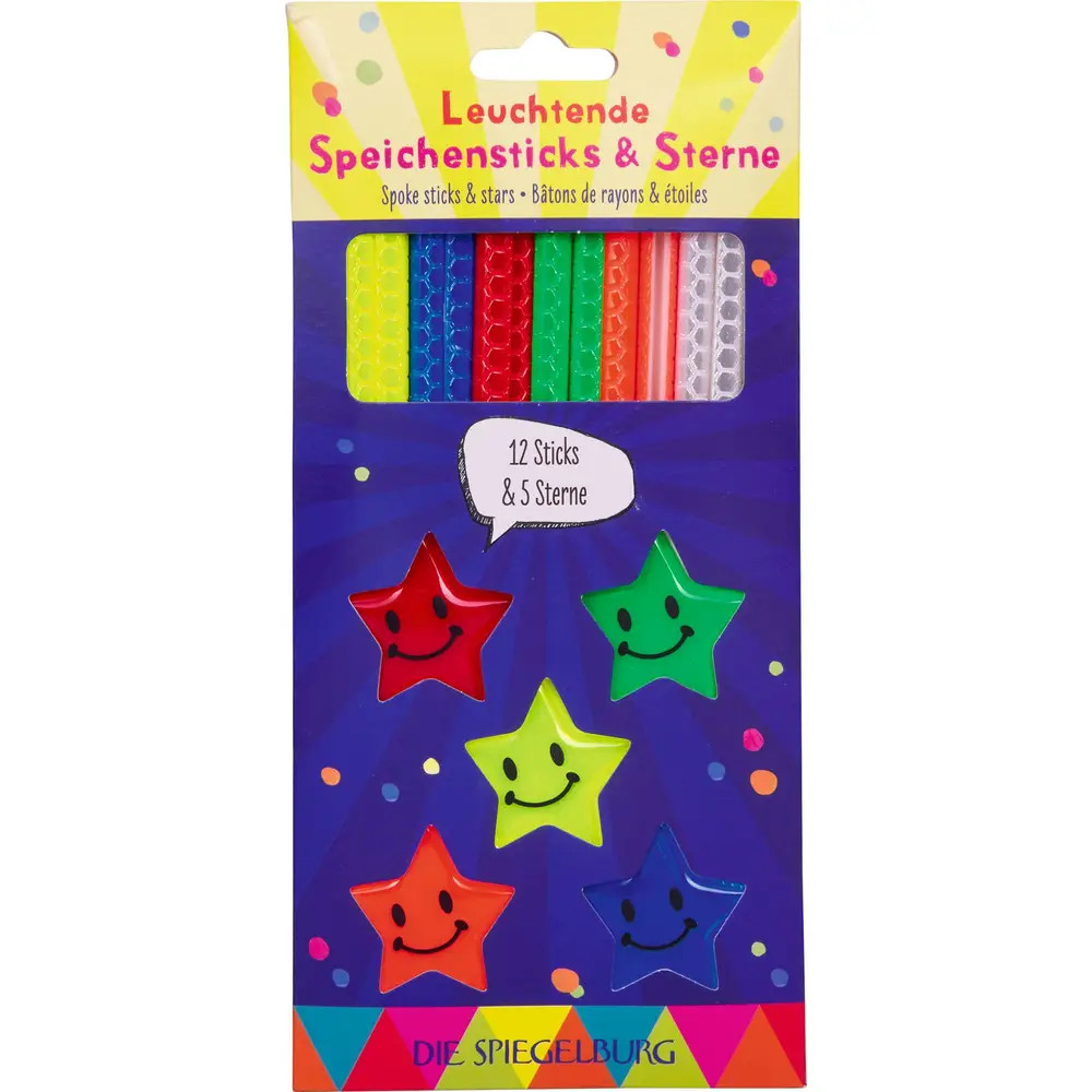 Leuchtende Speichensticks & Sternchen