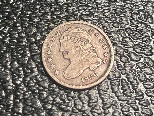 1836 Capped Bust Dime — photo from another recent sale