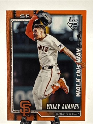 2026 Topps Series One Willy Adames #267 Walk This Way /25
