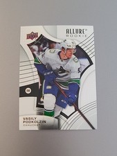 2021-22 Upper Deck Allure Hockey #107 Vasily Podkolzin Rookie NHL Hockey Card . rookie card picture