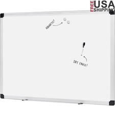 Magnetic Dry Erase Board W/ Aluminum Frame Office Meetings  Home Chores New