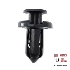 Tritala 200 Pcs 10mm Bumper Clips for Honda Acura 91503-SZ5-003 Push-Type
