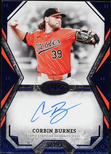2025 Topps Tier One - Holo-Silver Foil Autograph Corbin Burns