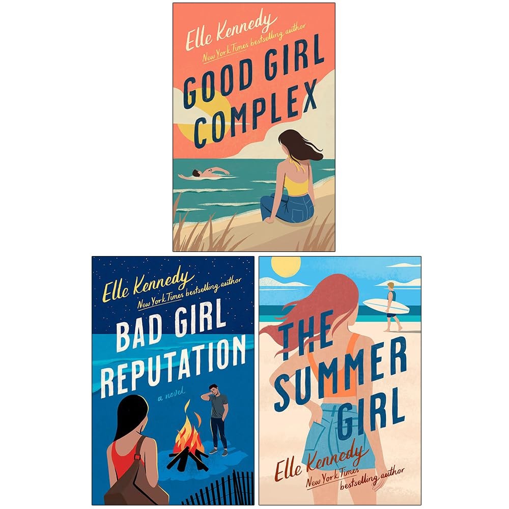 Avalon Bay Series Elle Kennedy 3 Books Collection Set Good Girl Complex, Summer
