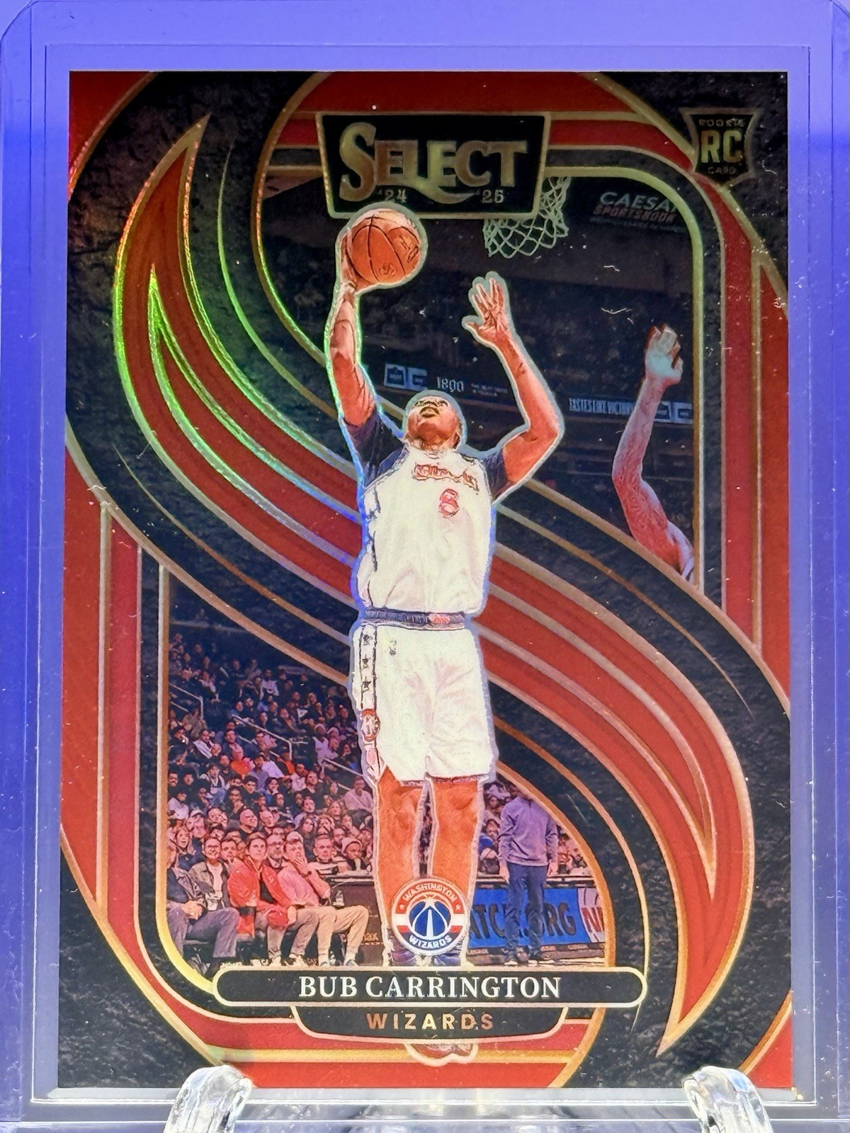 Bub Carrington 2024-25 Select Premier Red Prizm /199 #197 RC