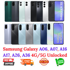 Samsung Galaxy A06, A07, A16, A17, A26, A36 64GB 128GB 256GB 4G/5G Multicoloured