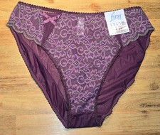 SEXY: FIRST by Simone Pérèle / Perele Slip 7916, Gr. 5 / 44-46, Plum,NEU+ETIKETT