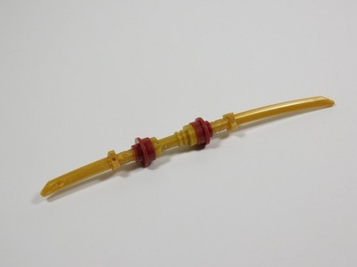 LEGO Ninjago Pearl Gold Double Sword Katana Weapon Minifig T9 | eBay