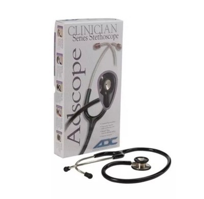 Adscope 603 Clinician Stethoscope Black Tube 22'' Model 603BK