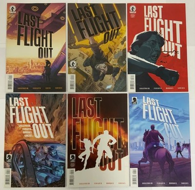 Complete 6 Issue Last Flight Out Dark Horse Mini-Series Set 1 2 3 4 5 6