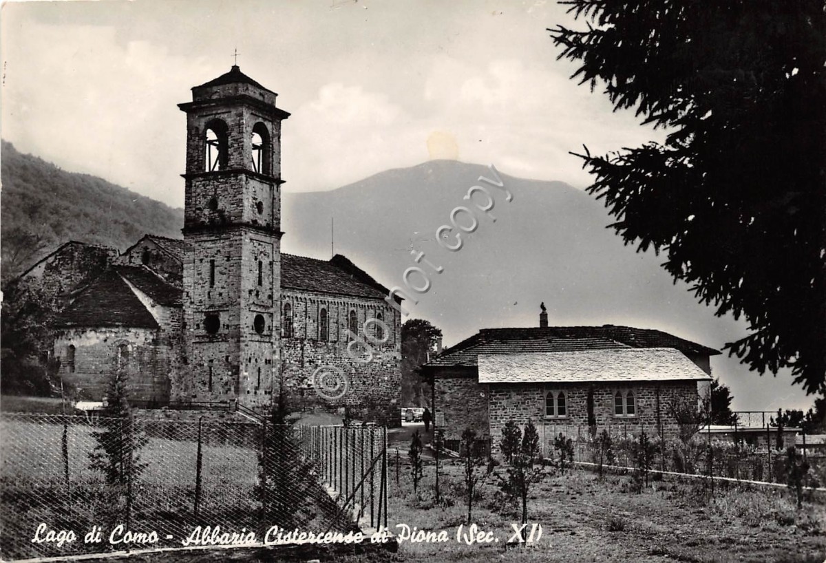 Cartolina - Piona Abbazia Cistercense