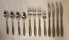 Oneida VISTA 12 Piece Replacement Forks Spoons Knives Stainless Steel Flatware