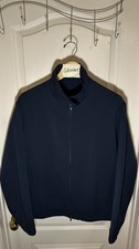 nanamica Men's ALPHADRY Crew Jacket SUAF351 Medium Navy Blue SS24