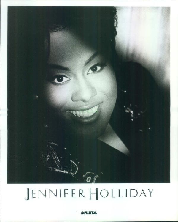 Press Photo: JENNIFER HOLLIDAY 8x10 B&W