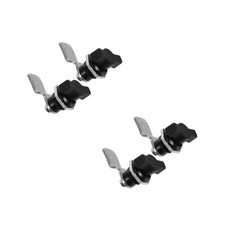 Ergonomic T Handle Cam Latch Durable ABS Zinc Alloy Cabinet Lock Black