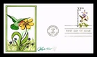 US COVER BROAD TAILED HUMMINGBIRD WILDLIFE CAPEX FDC PUGH HAND PAINTED