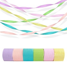 Streamers Party Decorations Party Supplies Crepe Paper Streamers 6 Colors