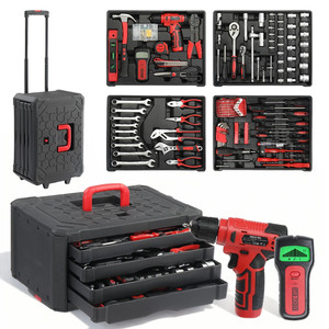 1000 Pcs Tool Set, Household Repair Hand Tool Kit, Mechanics Tool Kit, with Trol