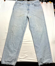 Vintage Levi's 550 Relaxed Fit Jeans Mens Size 40x32 Blue Denim Tapered Leg