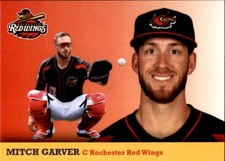 2017 Rochester Redwings SGA Team Issue #10 Mitch Garver Albuquerque New Mexico