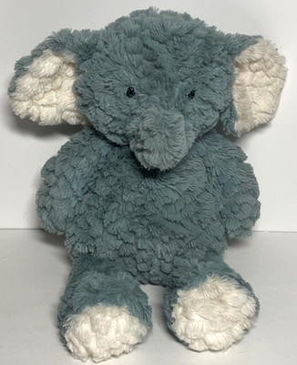Mary Meyer Putty Elephant 12'' Slate Blue Gray Stuffed Animal Toy Plush