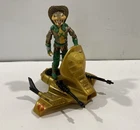 G.I.Joe 1986 Cobra Serpentor V1 W/Air Chariot Vintage Hasbro Figure Vehicle ARA