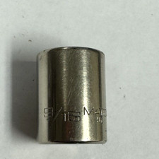 Matco Tools 9/16"  3/8" Drive 6 Point Shallow Chrome Socket B186 USA