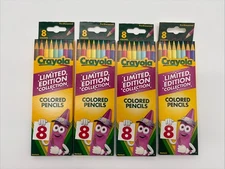 Crayola Limited Edition Collection Colored Pencils Lot of 4 Retired New