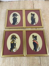 Set Of 4 John Mollo - Uniforms of the Royal Navy Napoleonic Wars Framed Pictures