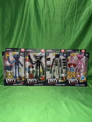 McFarlane Poppy Playtime 4 Piece Set Kissy Missy Killy Willy The Doctor NEW
