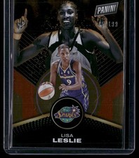 2025 Panini WNBA Player of the Day #63 Lisa Leslie Orange #145/199