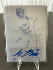 2022 Leaf Perfect Game Alfonsin Rosario Gems Black Printing Plate Auto #1/1