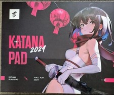 Yuki Aim Katana City 2024 Glass Mouse Pad Large Limited Edition 500x400mm Japan
