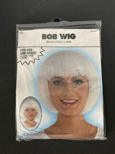 Bob Party Wig Costume Accessory, White