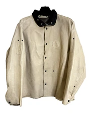 Black Stallion 30PWC DuraLite Premium Leather Pigskin Welding Jacket Tan L / XL