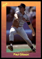 Paul Gibson 1989 Classic #140 Detroit Tigers MLB READ FREE SHIPPING AutographDen