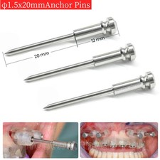  1.5x20 Dental Guided Anchor Pin Digital Guided Implant Fix Pins Guided Sleeves