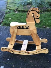 Children Solid Oak Rocking Horse- Custom Made By Aeon Toys Ralph Roggenbuck 31