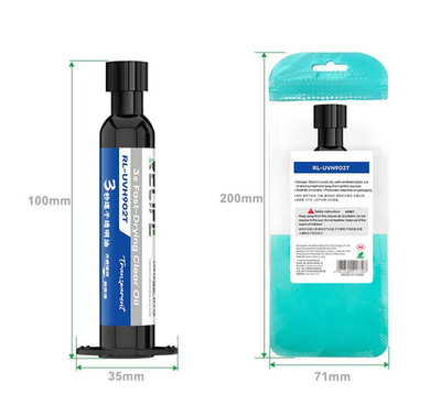 RL-UVH902 3 Seconds Quick Drying Oil for Mobile Phone Motherboard BGA PCB Flying