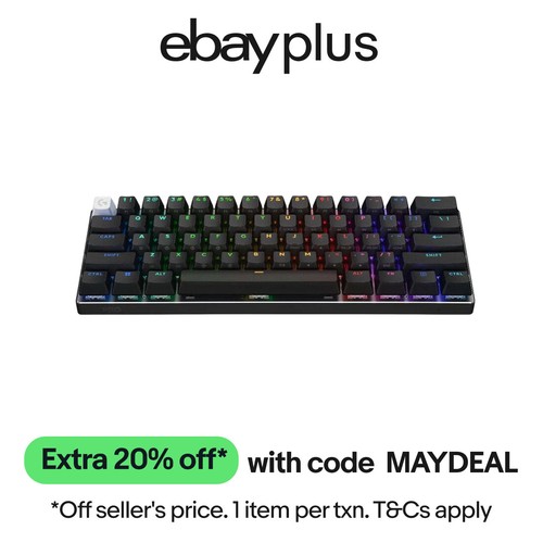 Logitech G Pro X 60 LIGHTSPEED Gaming Keyboard (Black) NEW