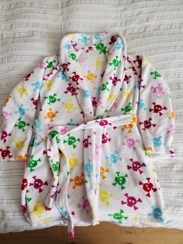 TwinkleZZZ Sz L 10-12 GIRL robe after bath or pool