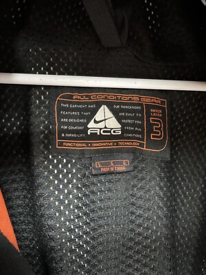 Vintage Nike ACG Jacket Storm Fit Anorak 90s Blue Mens Large