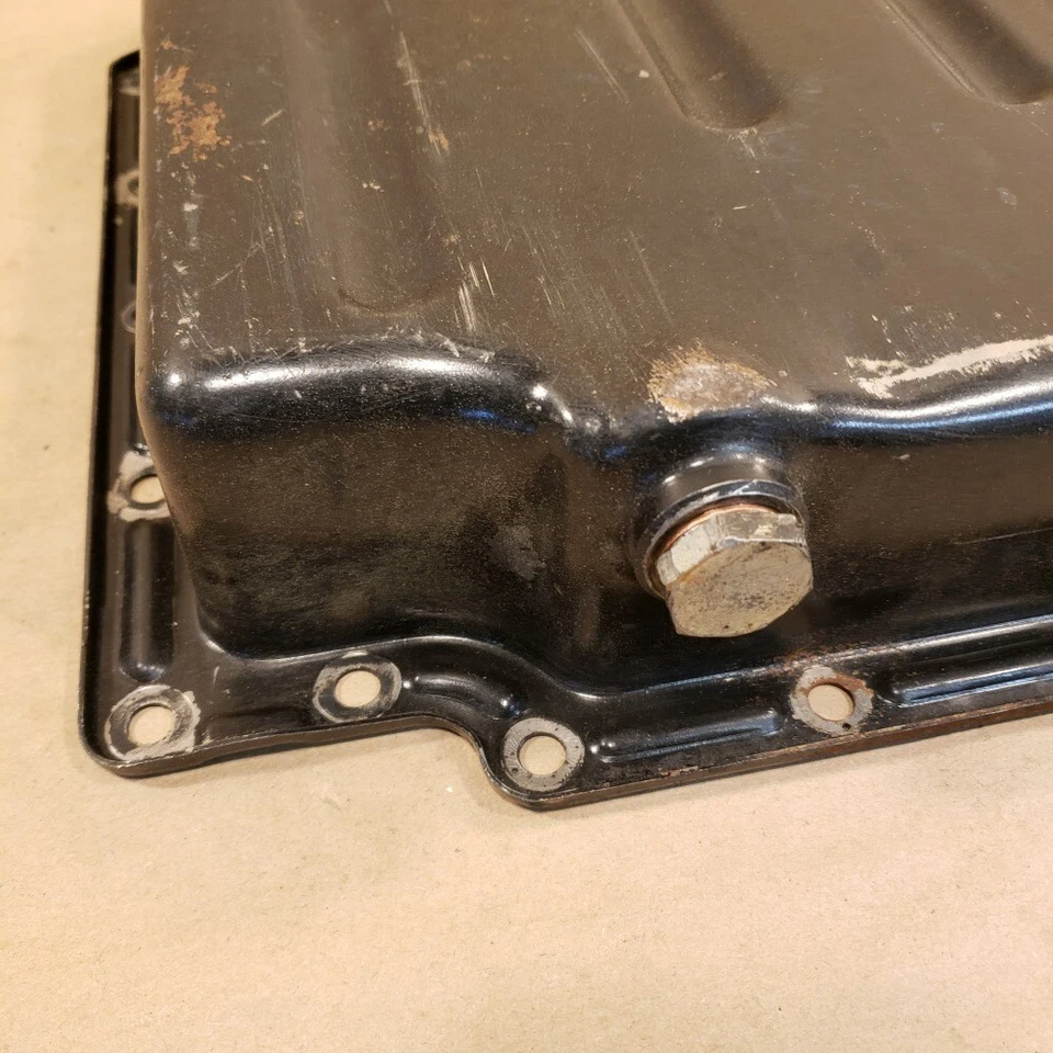 Sumidero de aceite de motor Facelift original Jaguar XJ12 XJS V12 HE cárter inferior EAC3234 Foto 3 de 4