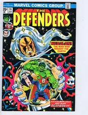 Defenders #14 Marvel 1974 Hulk, Dr. Strange, Sub-Mariner 