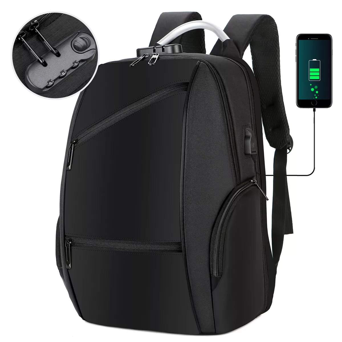 Bookbag with lock cheap