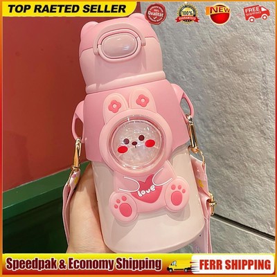 520ml Insulated Cup Large Capacity Cute Portable Water Cups Drinkware for Travel