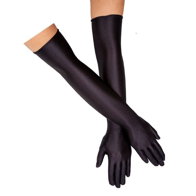 Ladies Long Gloves Over The Elbow Princess Party Opera Evening Prom Fancy  Dress | eBay